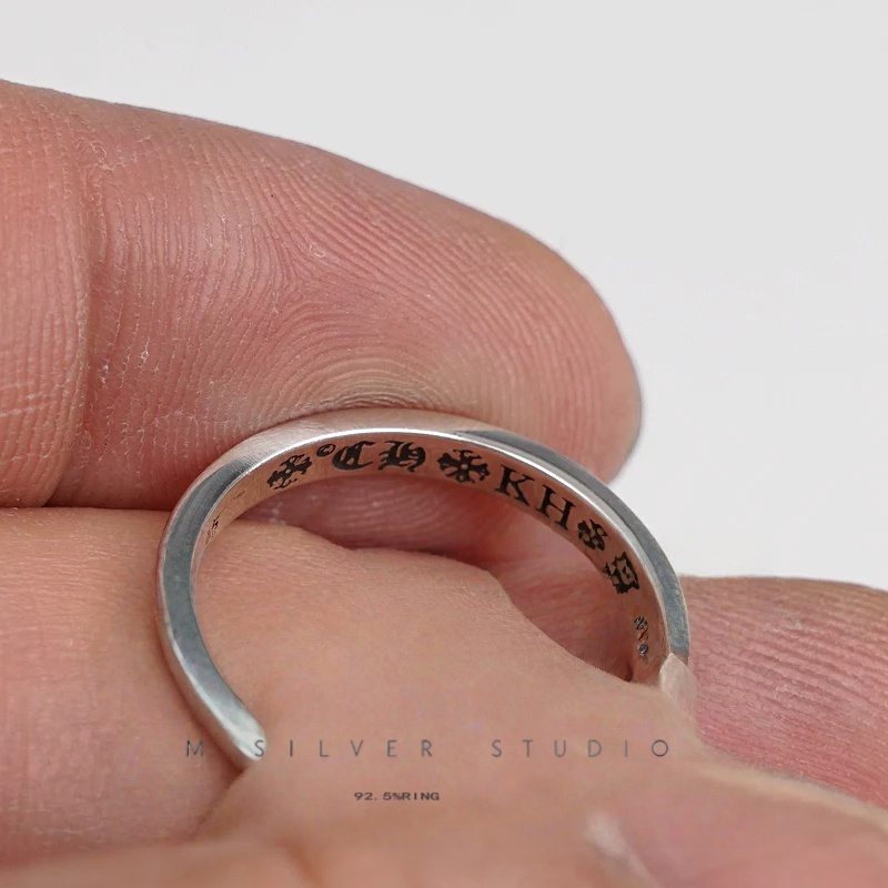 Chrome Hearts Cross Ring - Gothic 925 Sterling Silver Jewelry | David Studio