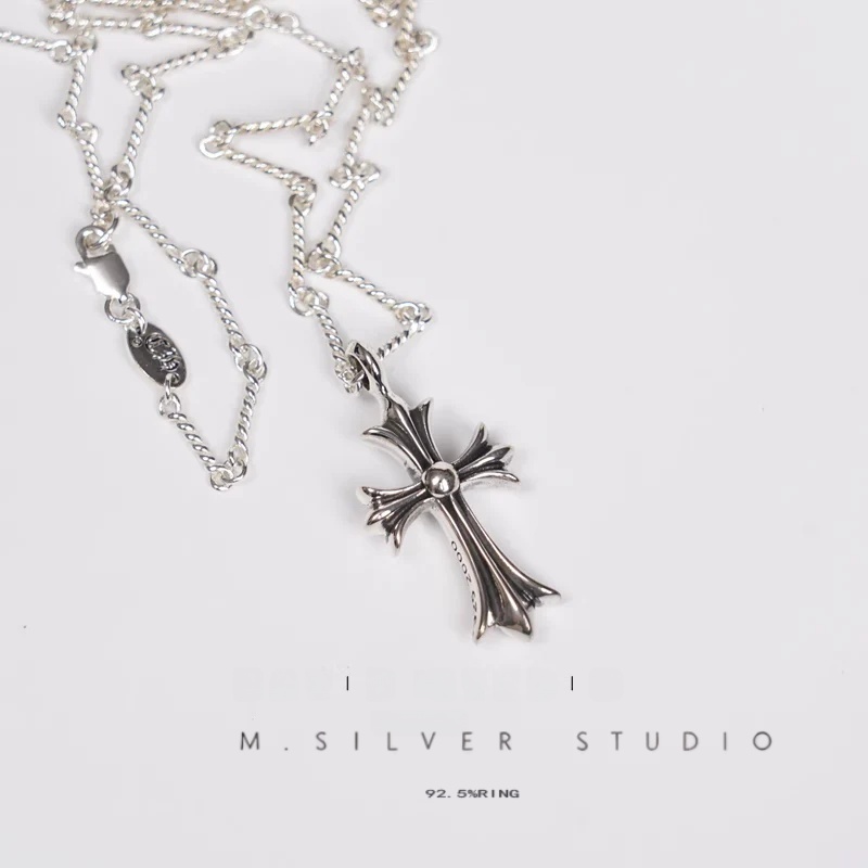 Chrome Hearts Cross Ring - Gothic 925 Sterling Silver Jewelry | David Studio