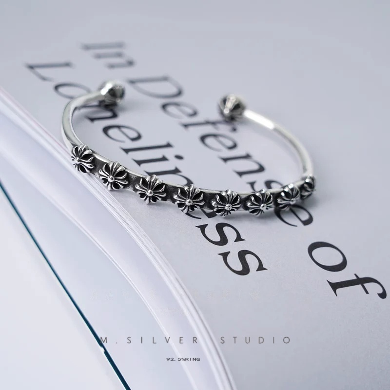 Chrome Hearts Cross Ring - Gothic 925 Sterling Silver Jewelry | David Studio