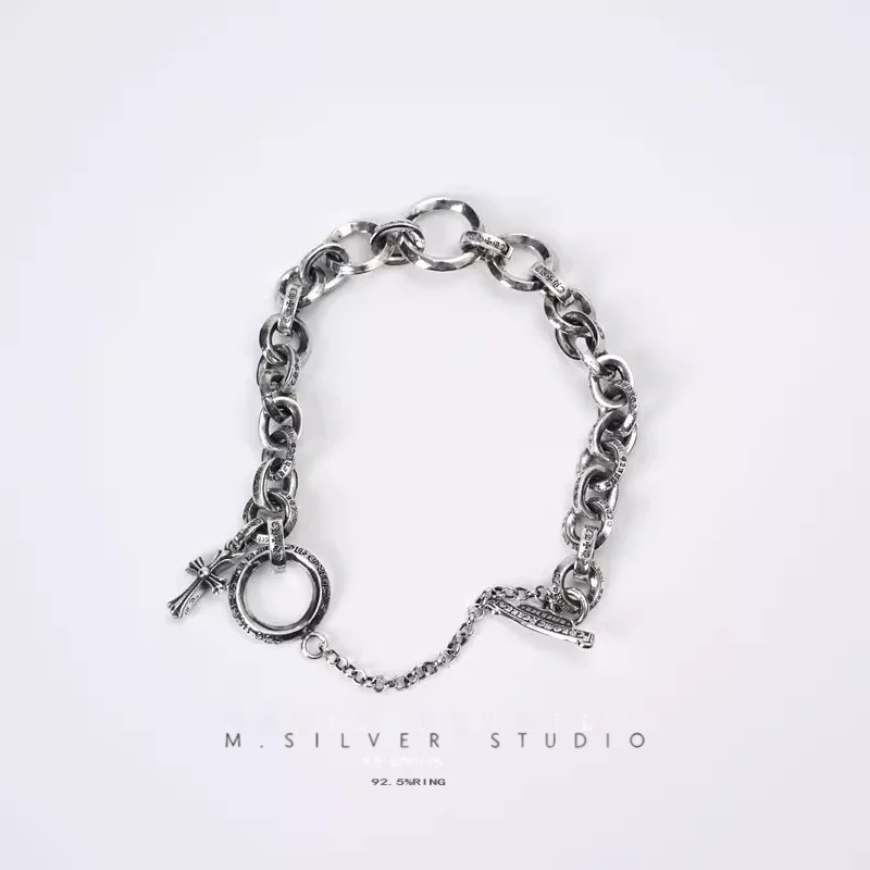 Chrome Hearts Cross Ring - Gothic 925 Sterling Silver Jewelry | David Studio