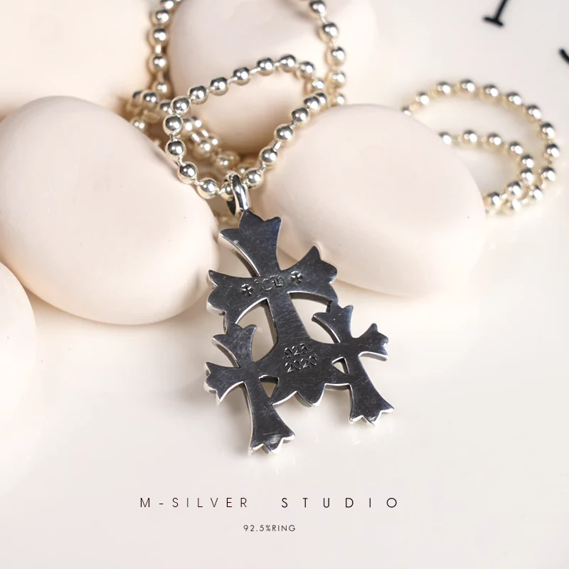 Chrome Hearts Cross Ring - Gothic 925 Sterling Silver Jewelry | David Studio