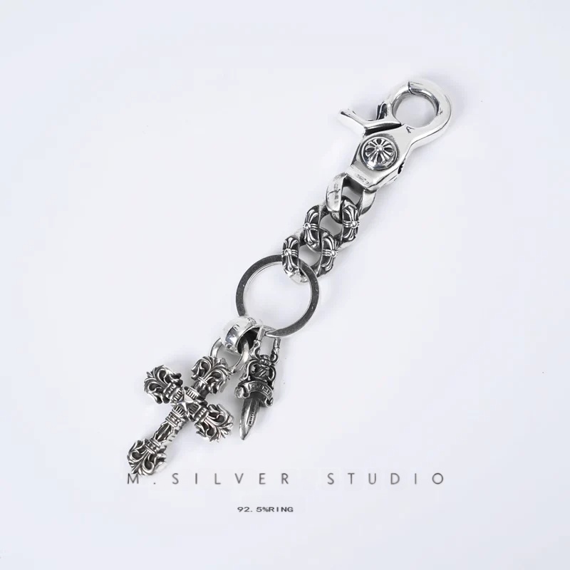 Chrome Hearts Cross Ring - Gothic 925 Sterling Silver Jewelry | David Studio