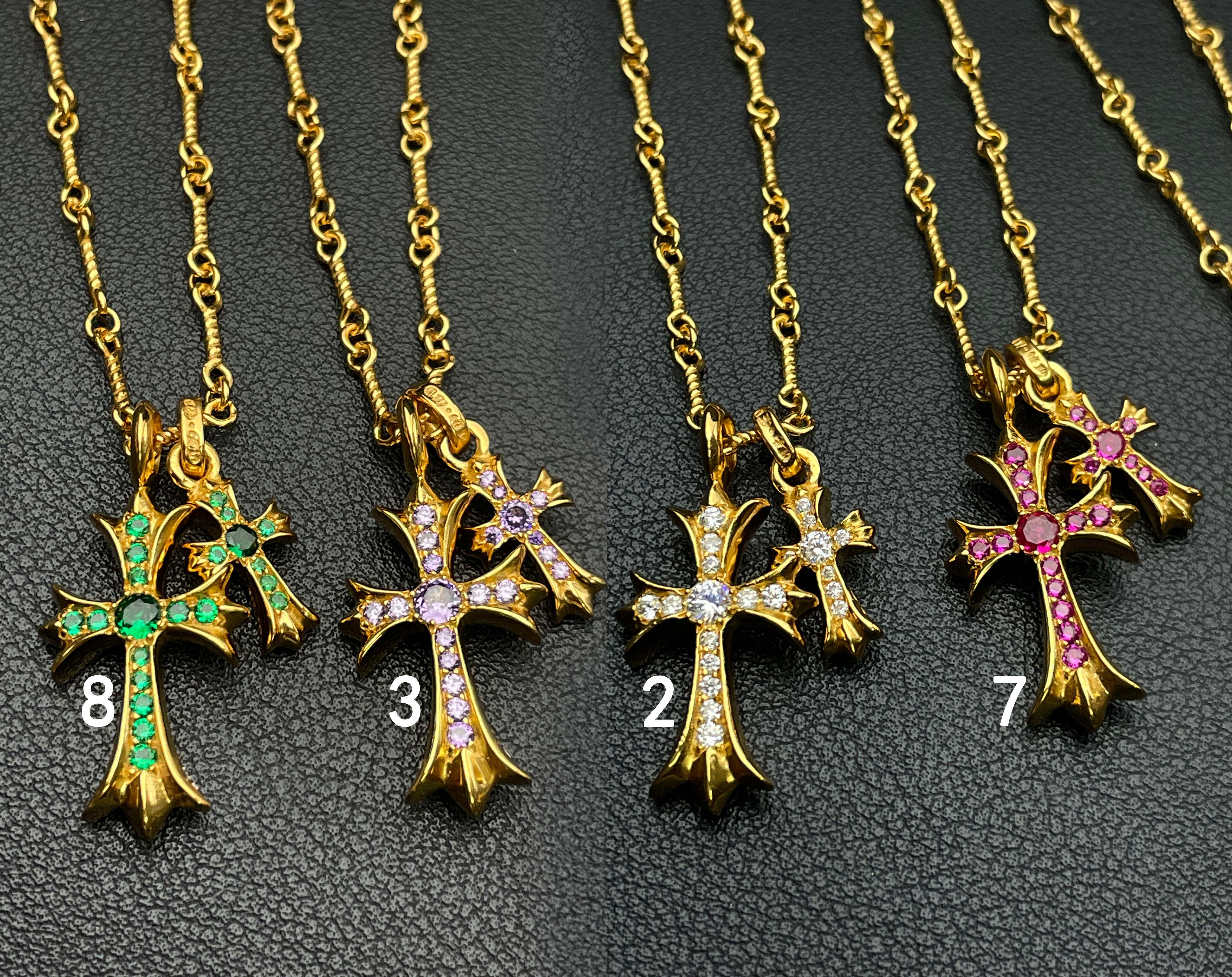 Chrome Hearts Cross Ring - Gothic 925 Sterling Silver Jewelry | David Studio