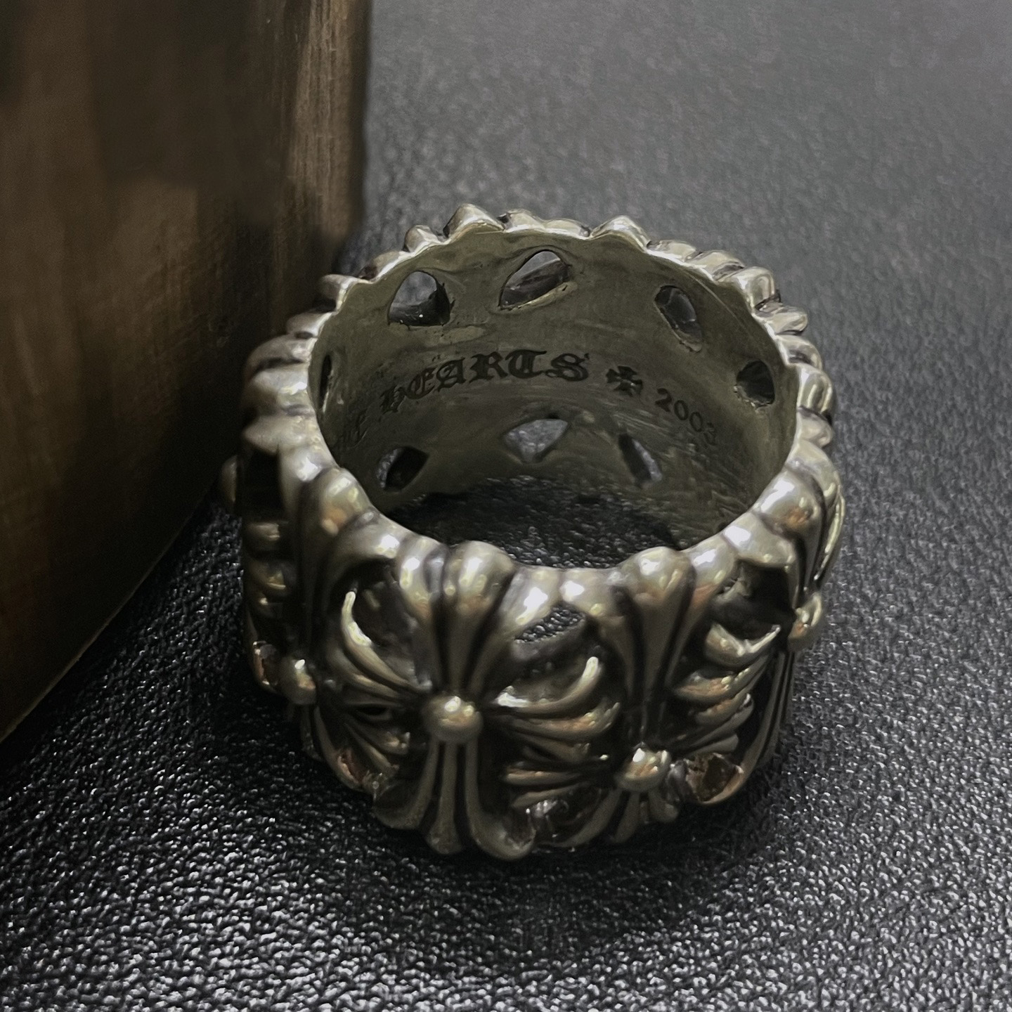Chrome Hearts Cross Ring - Gothic 925 Sterling Silver Jewelry | David Studio