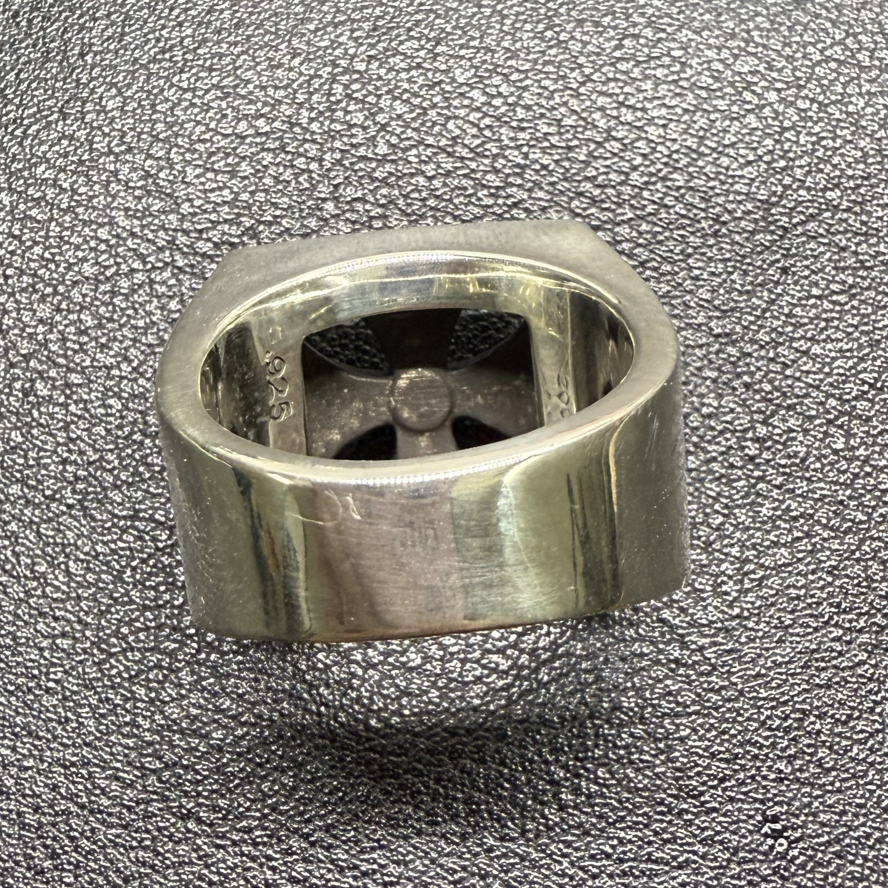 Chrome Hearts Cross Ring - Gothic 925 Sterling Silver Jewelry | David Studio