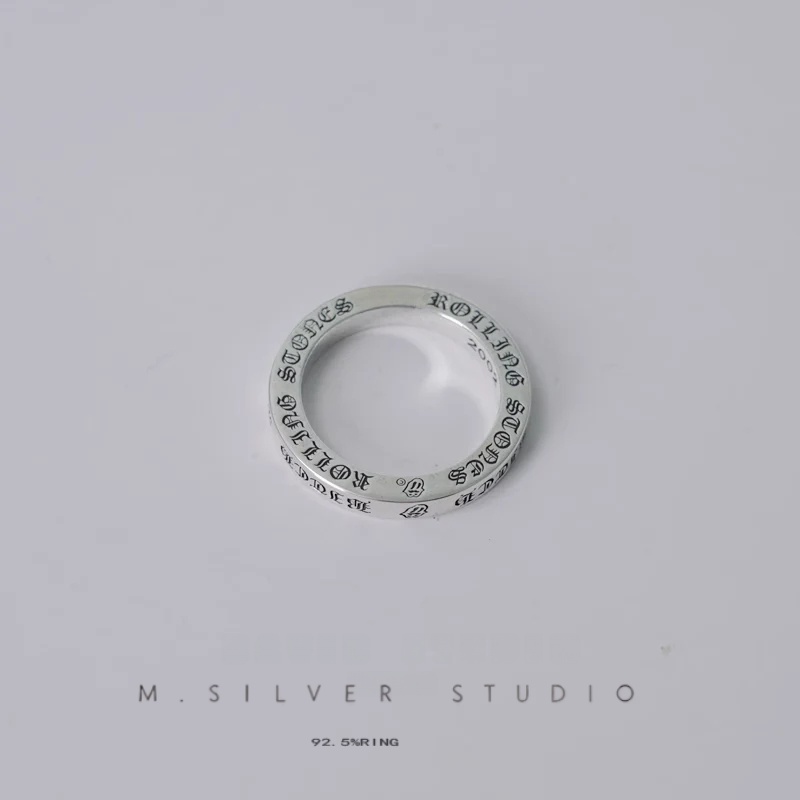 Chrome Hearts Cross Ring - Gothic 925 Sterling Silver Jewelry | David Studio