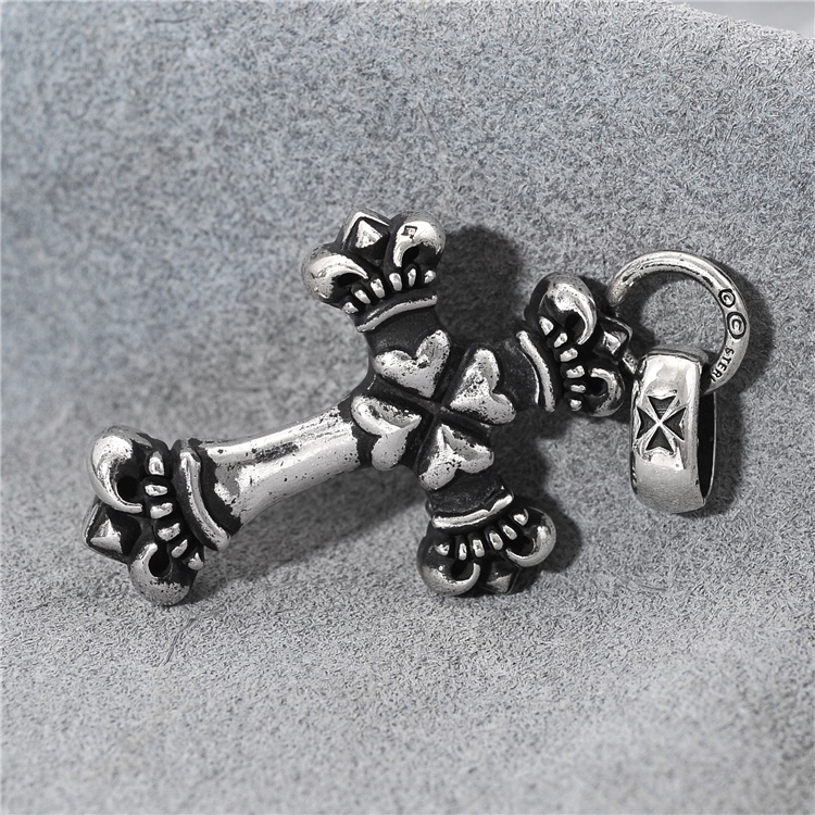 Chrome Hearts Cross Ring - Gothic 925 Sterling Silver Jewelry | David Studio