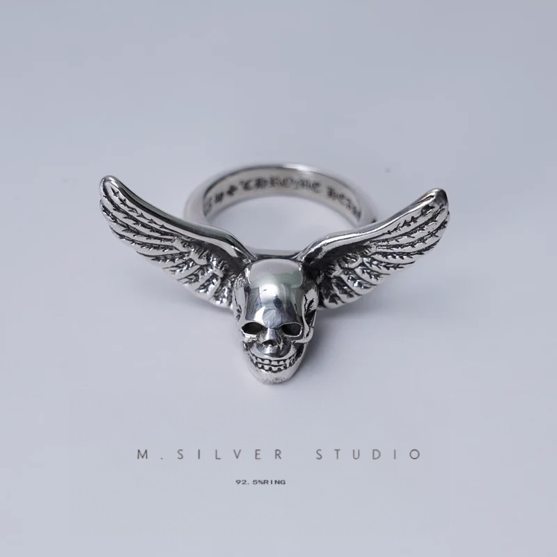 Chrome Hearts Cross Ring - Gothic 925 Sterling Silver Jewelry | David Studio