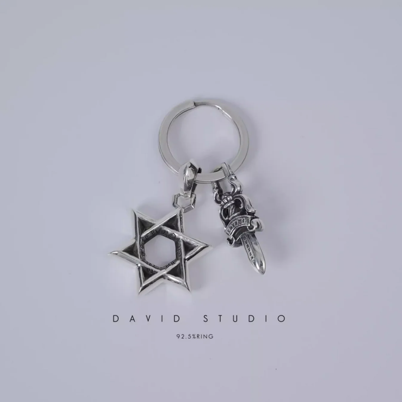 Chrome Hearts Cross Ring - Gothic 925 Sterling Silver Jewelry | David Studio