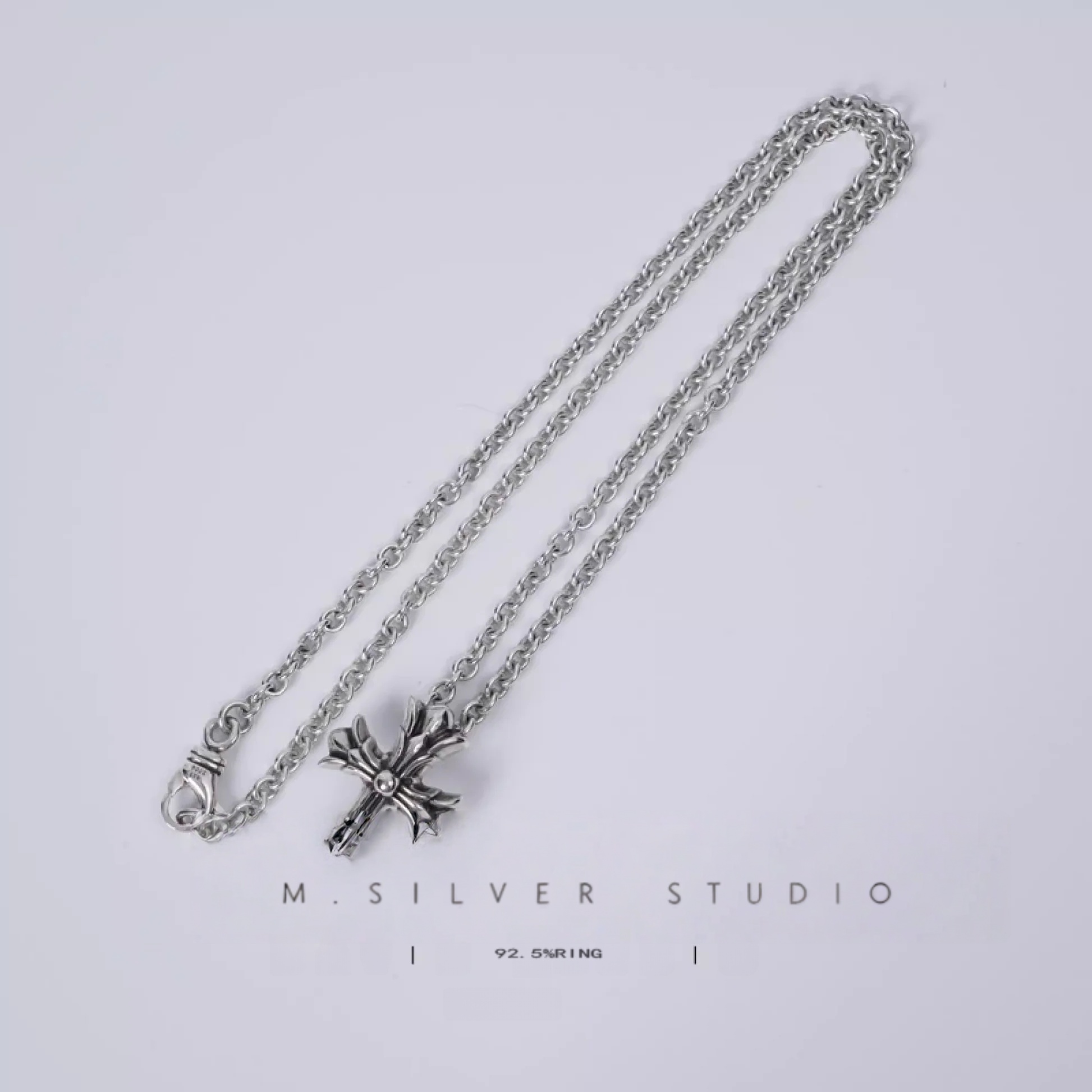 Chrome Hearts Cross Ring - Gothic 925 Sterling Silver Jewelry | David Studio