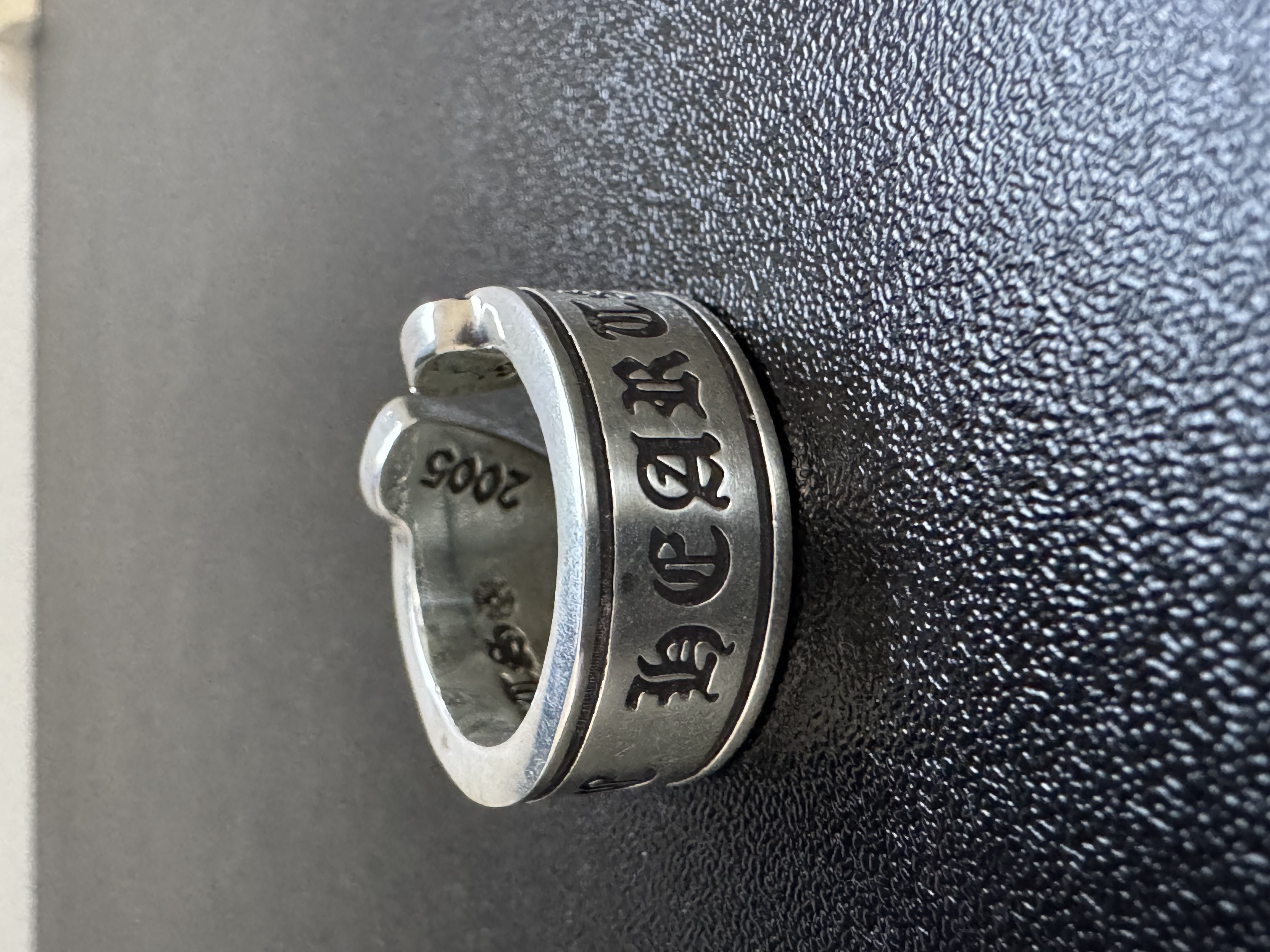 Chrome Hearts Cross Ring - Gothic 925 Sterling Silver Jewelry | David Studio