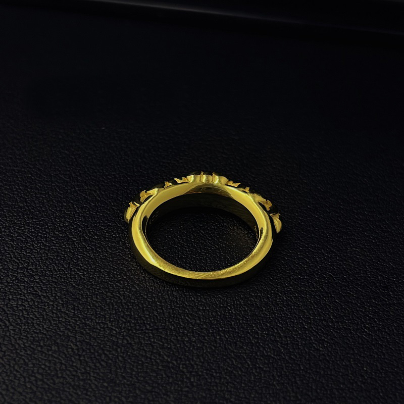 Chrome Hearts Cross Ring - Gothic 925 Sterling Silver Jewelry | David Studio