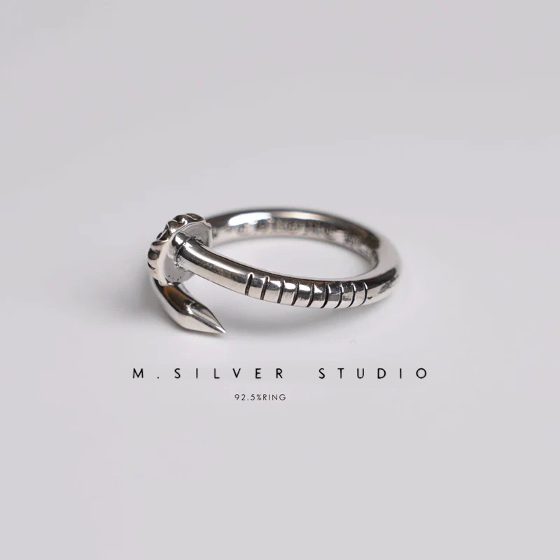 Chrome Hearts Cross Ring - Gothic 925 Sterling Silver Jewelry | David Studio