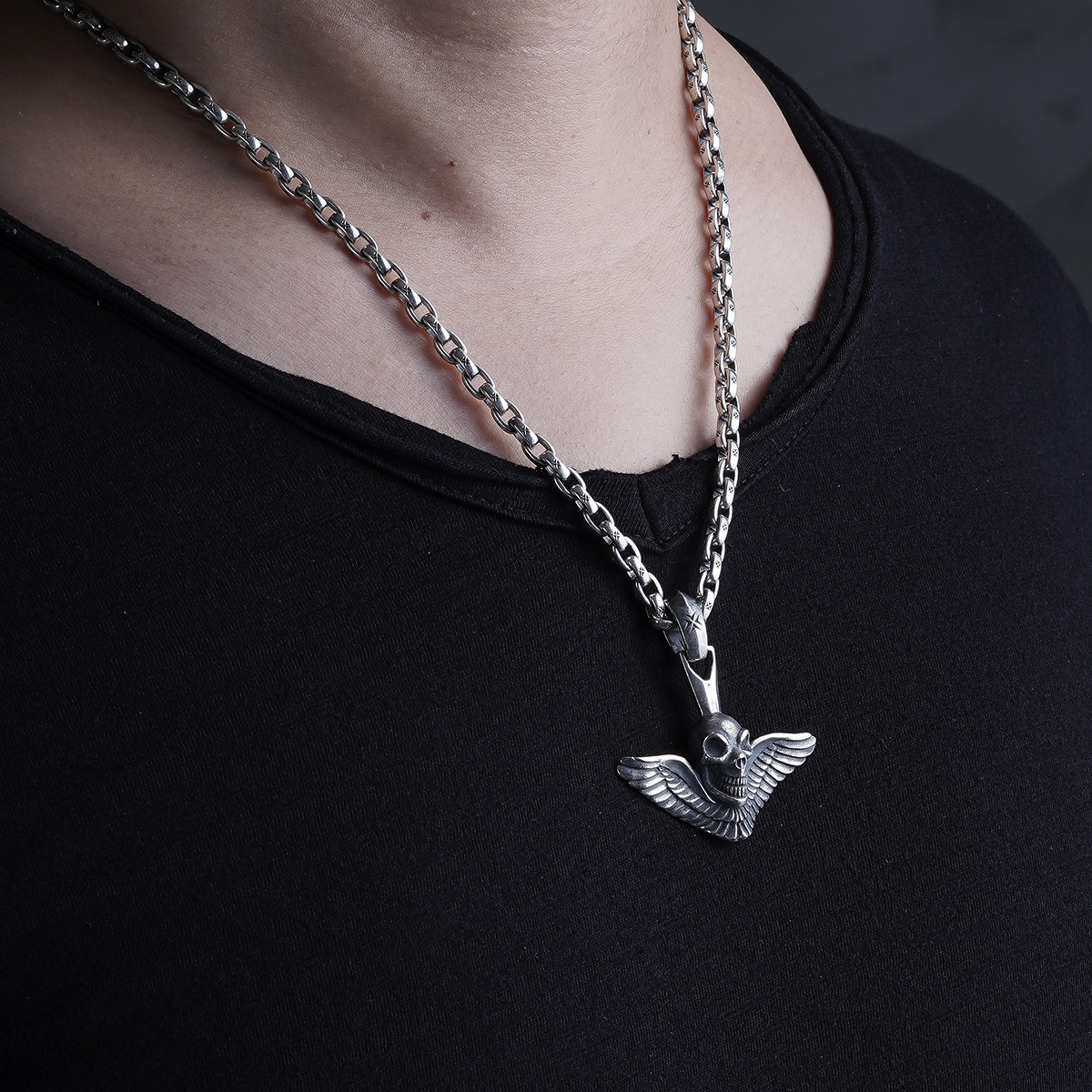 Chrome Hearts Cross Ring - Gothic 925 Sterling Silver Jewelry | David Studio