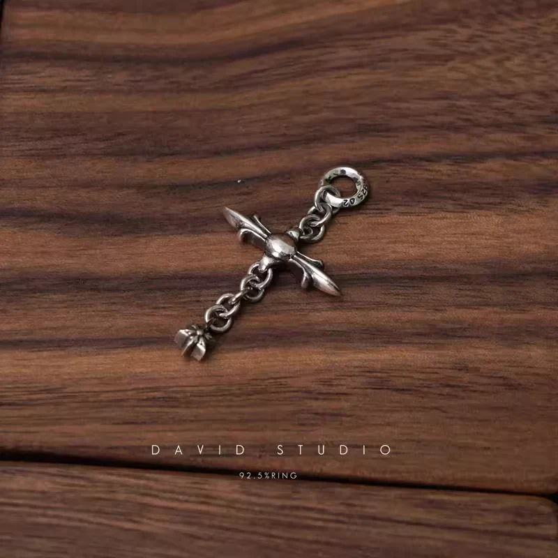 Chrome Hearts Cross Ring - Gothic 925 Sterling Silver Jewelry | David Studio