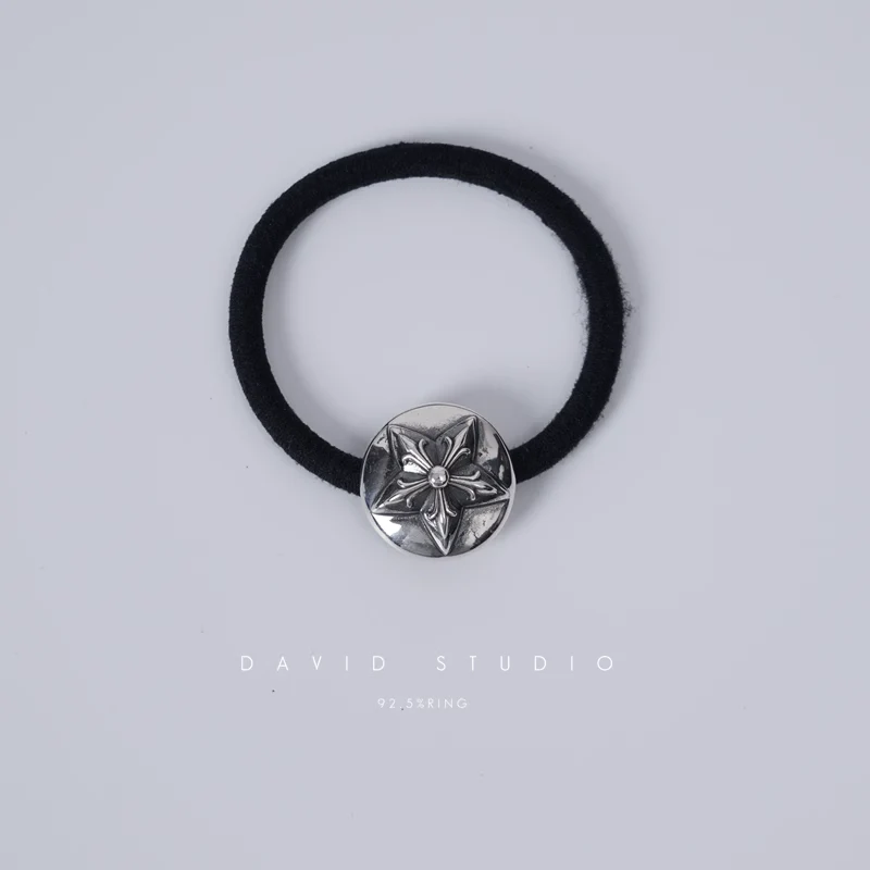 Chrome Hearts Cross Ring - Gothic 925 Sterling Silver Jewelry | David Studio