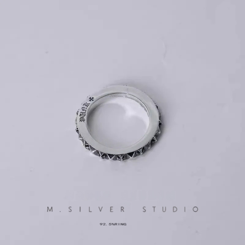 Chrome Hearts Cross Ring - Gothic 925 Sterling Silver Jewelry | David Studio