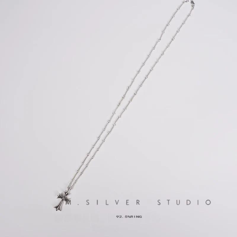 Chrome Hearts Cross Ring - Gothic 925 Sterling Silver Jewelry | David Studio