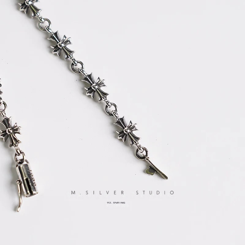 Chrome Hearts Cross Ring - Gothic 925 Sterling Silver Jewelry | David Studio