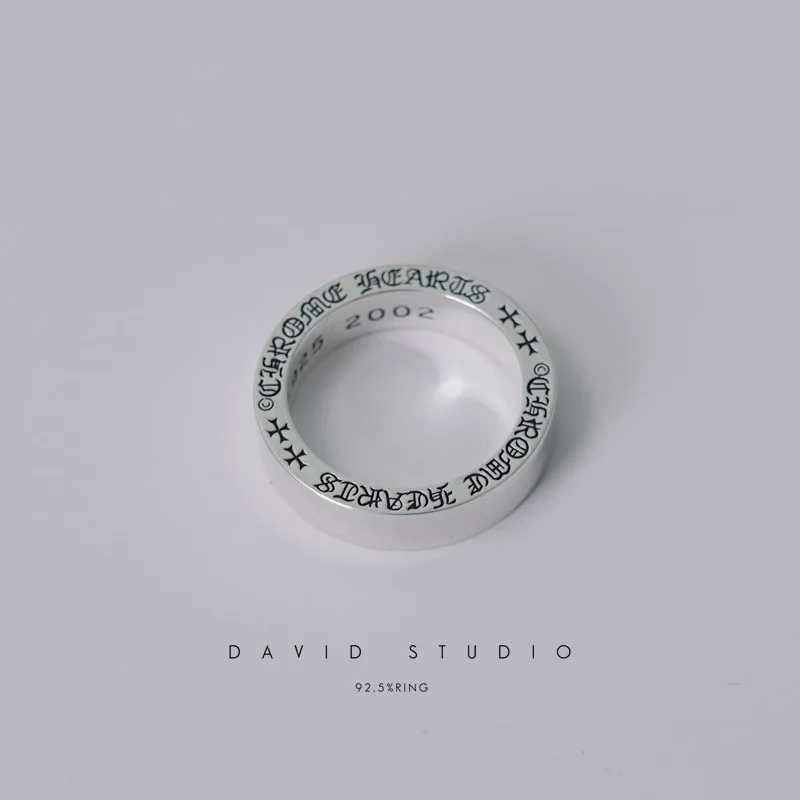 Chrome Hearts Cross Ring - Gothic 925 Sterling Silver Jewelry | David Studio