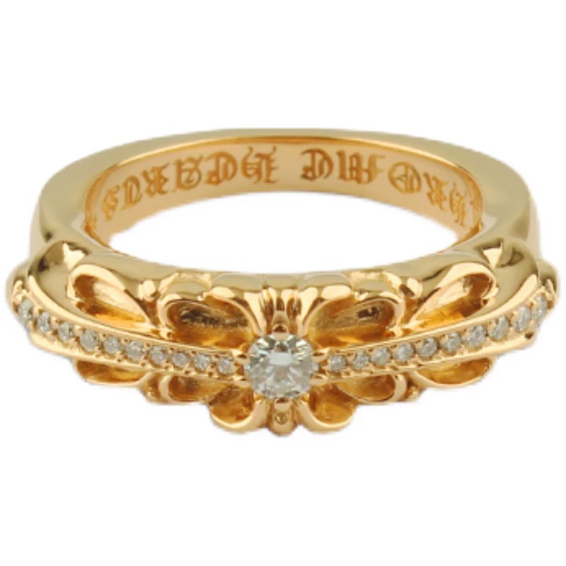 Chrome Hearts Cross Ring - Gothic 925 Sterling Silver Jewelry | David Studio