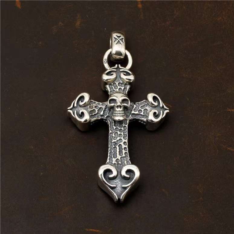 Chrome Hearts Cross Ring - Gothic 925 Sterling Silver Jewelry | David Studio