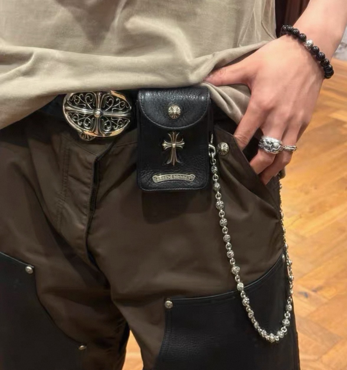 Chrome Hearts Cross Ring - Gothic 925 Sterling Silver Jewelry | David Studio