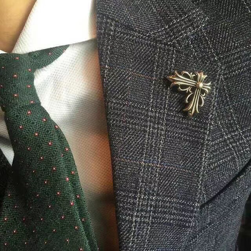 Chrome Hearts Cross Ring - Gothic 925 Sterling Silver Jewelry | David Studio