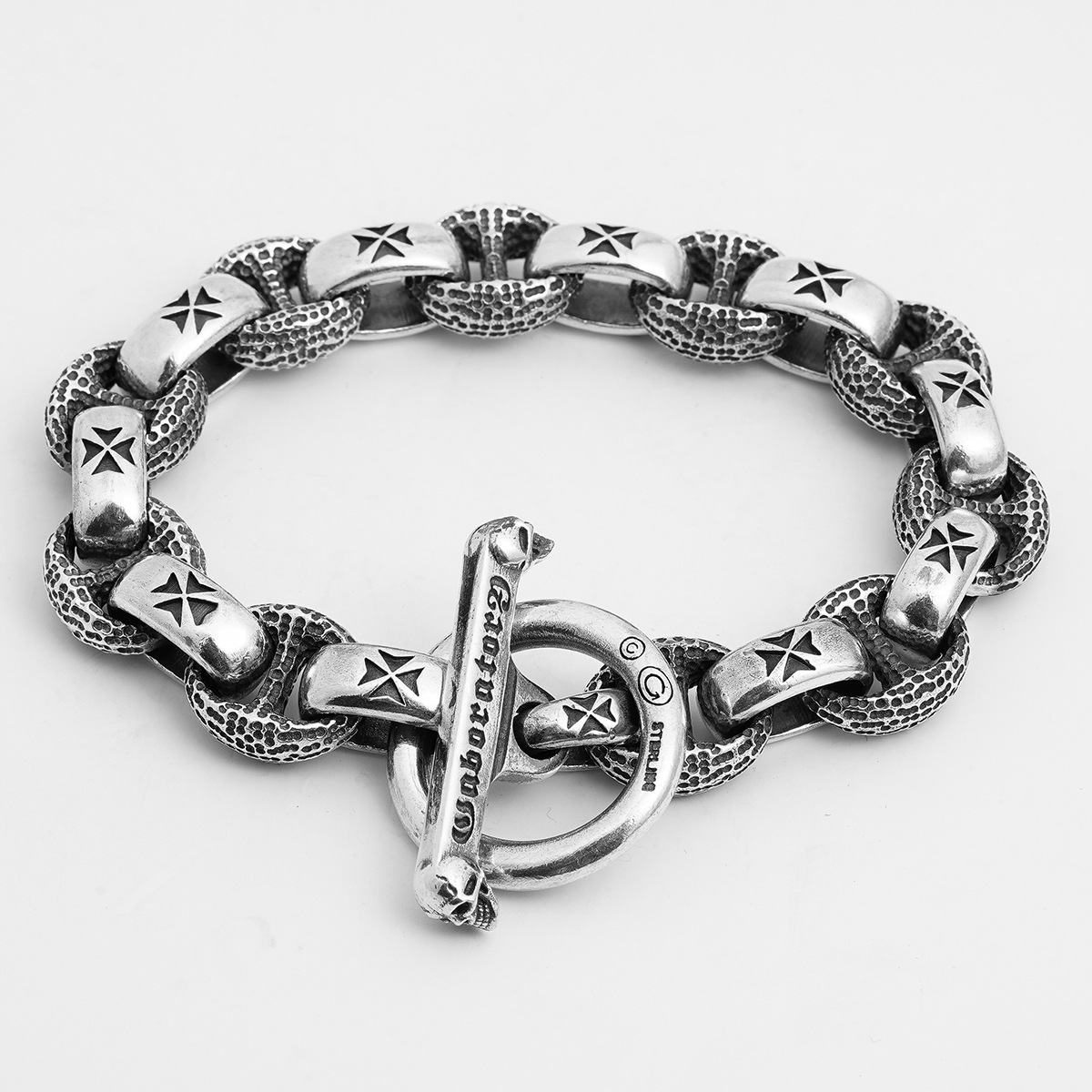 Chrome Hearts Cross Ring - Gothic 925 Sterling Silver Jewelry | David Studio