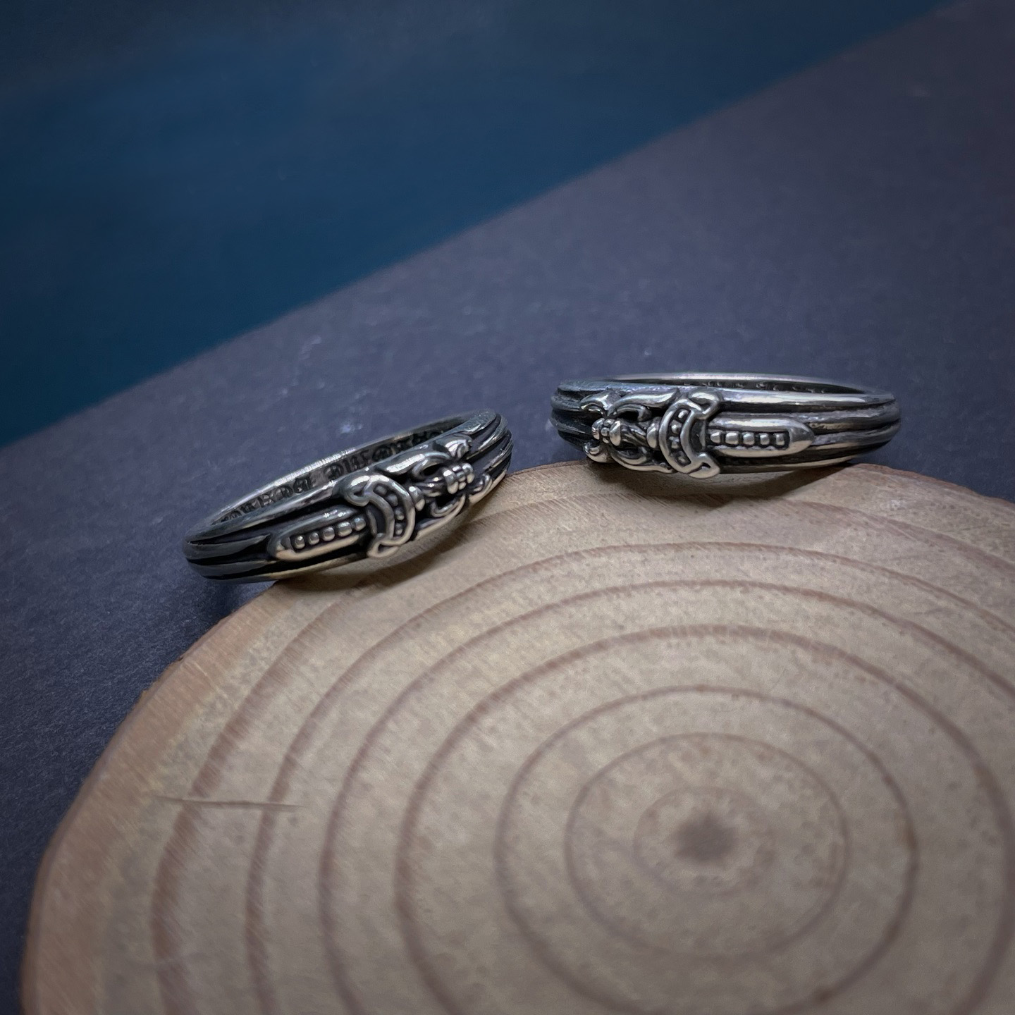 Chrome Hearts Cross Ring - Gothic 925 Sterling Silver Jewelry | David Studio