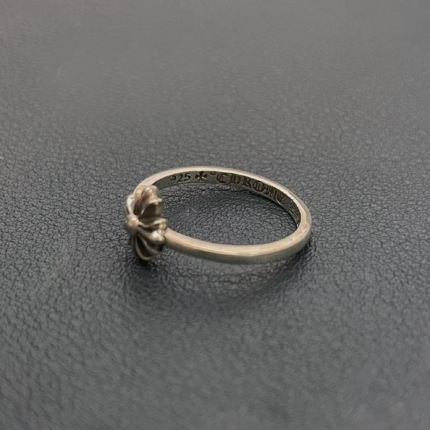 Chrome Hearts Cross Ring - Gothic 925 Sterling Silver Jewelry | David Studio