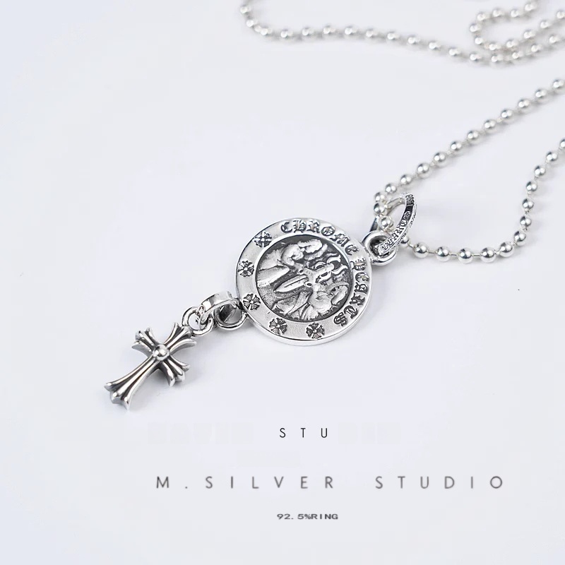 Chrome Hearts Cross Ring - Gothic 925 Sterling Silver Jewelry | David Studio