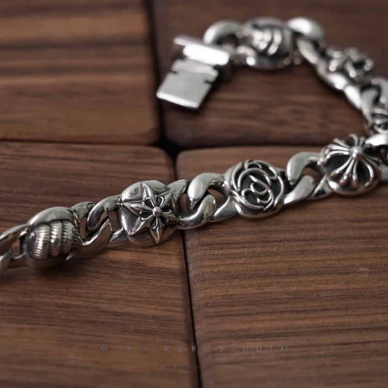 Chrome Hearts Cross Ring - Gothic 925 Sterling Silver Jewelry | David Studio