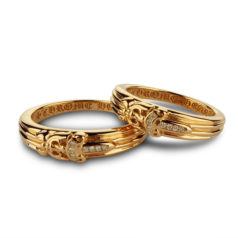 Chrome Hearts Cross Ring - Gothic 925 Sterling Silver Jewelry | David Studio