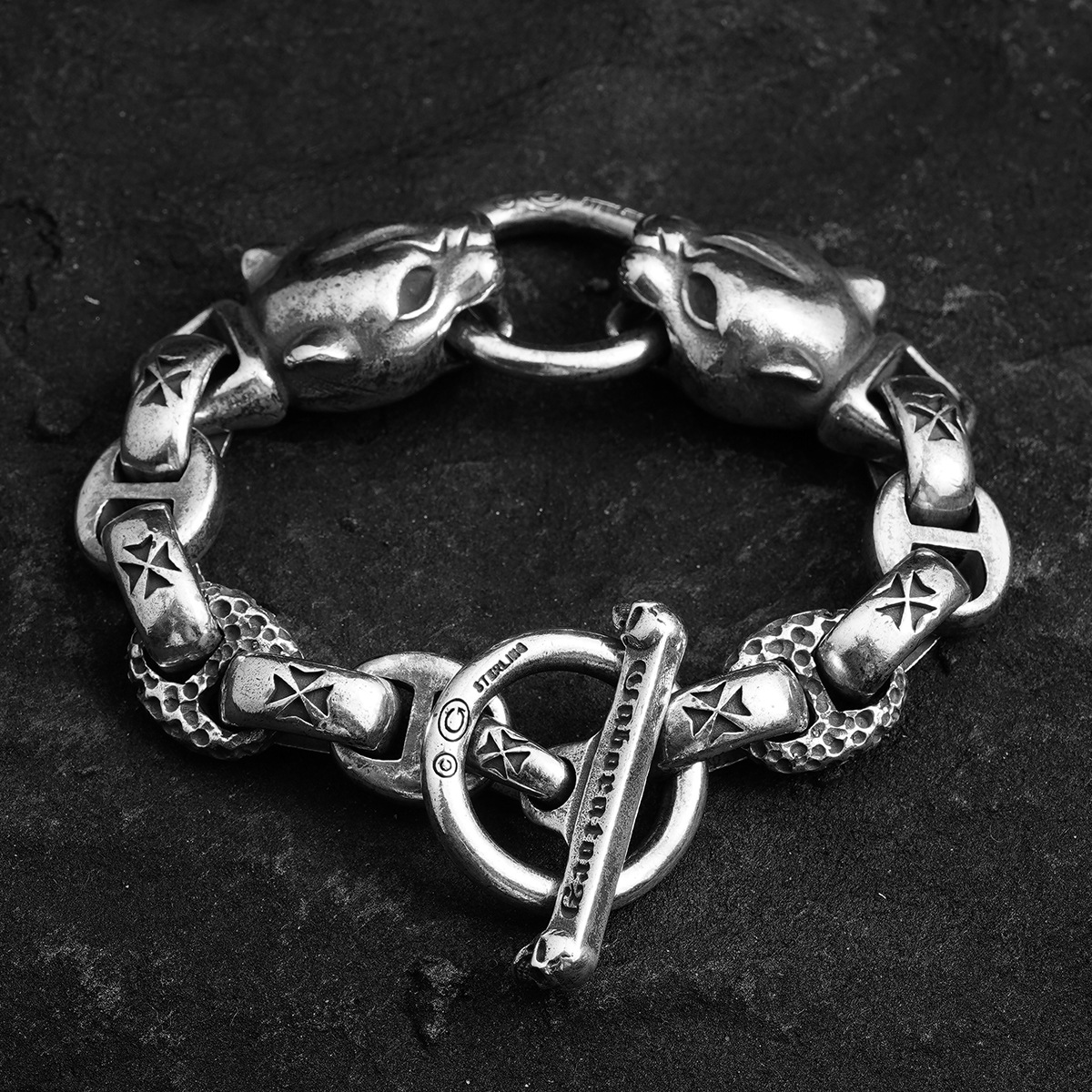 Chrome Hearts Cross Ring - Gothic 925 Sterling Silver Jewelry | David Studio
