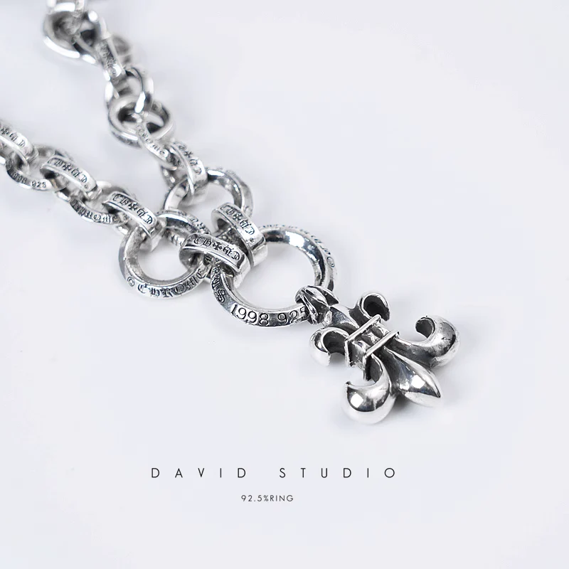Chrome Hearts Cross Ring - Gothic 925 Sterling Silver Jewelry | David Studio