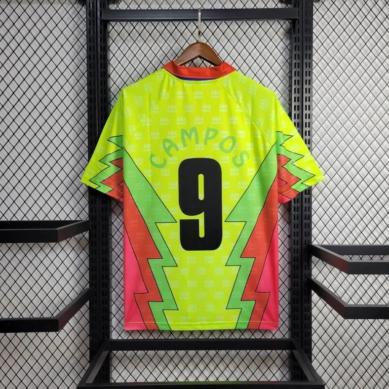 SIUjerseys-Retro Mexico 1995 Goalkeeper Green Jersey