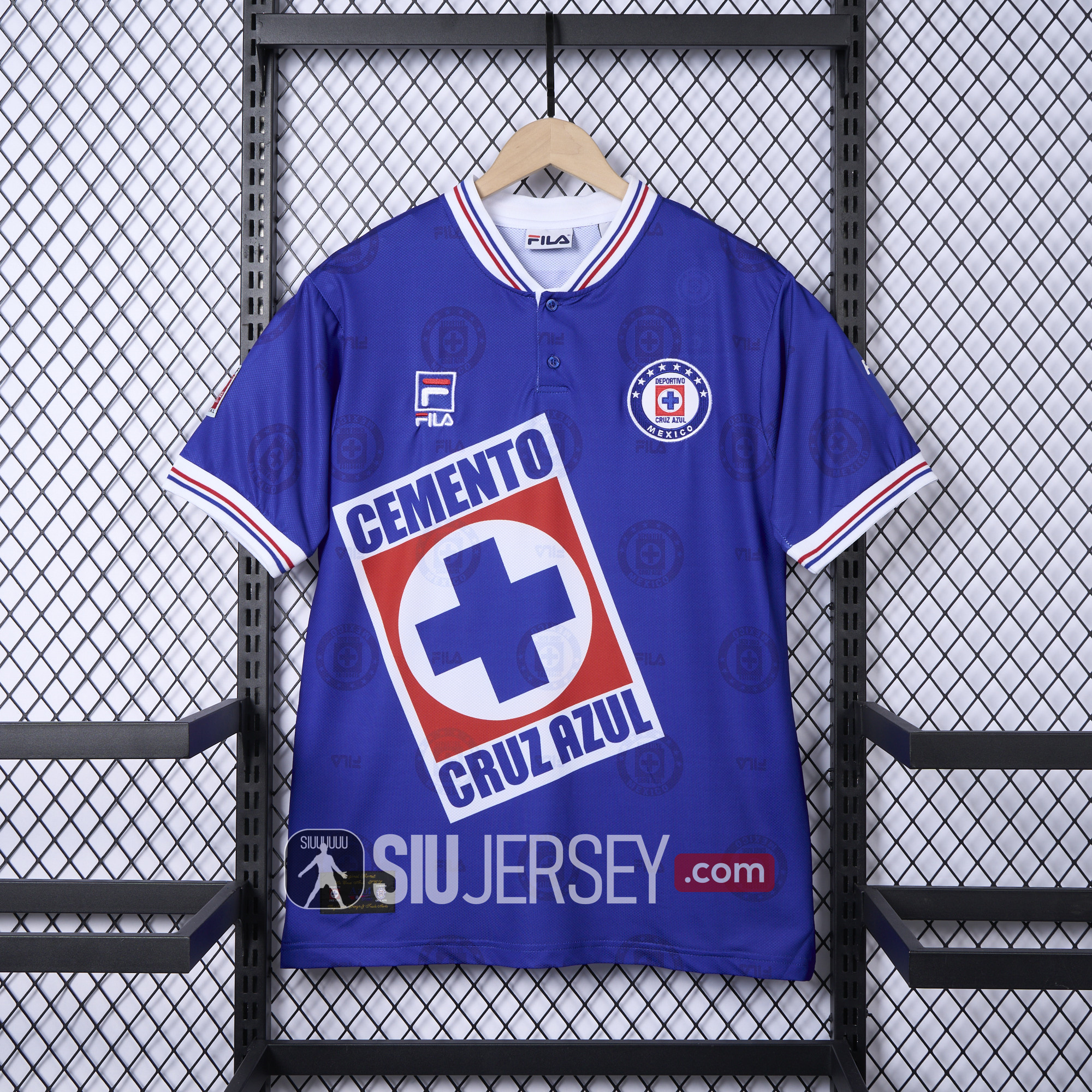 SIUjerseys-Retro Cruz Azul 1998-99 Home Stadium Jersey - Fans Version