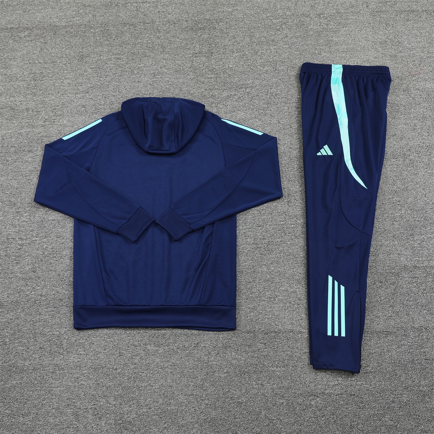 ManixJersey.com | Arsenal 24-25 Training Hoodie Set - Royal Blue Hoodie and Pants -Customize Name, Number and Patch | Worldwide Shipping