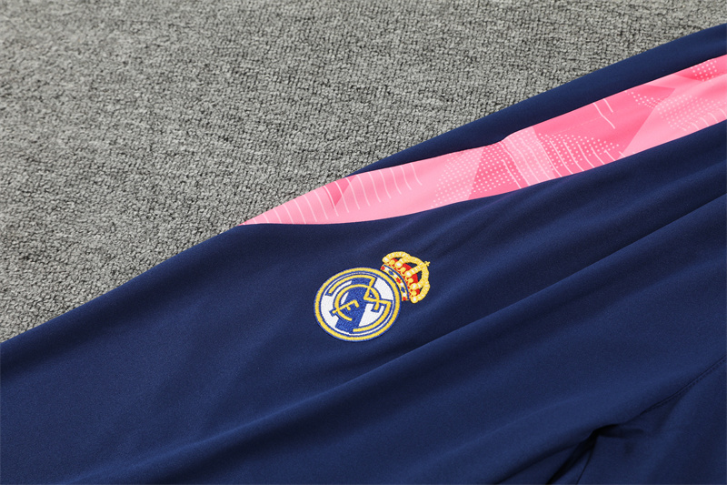JerseysGala.com | Real Madrid 24-25 Long Sleeve Training Set - Blue Dragon -Customize Name, Number and Patch | Worldwide Shipping