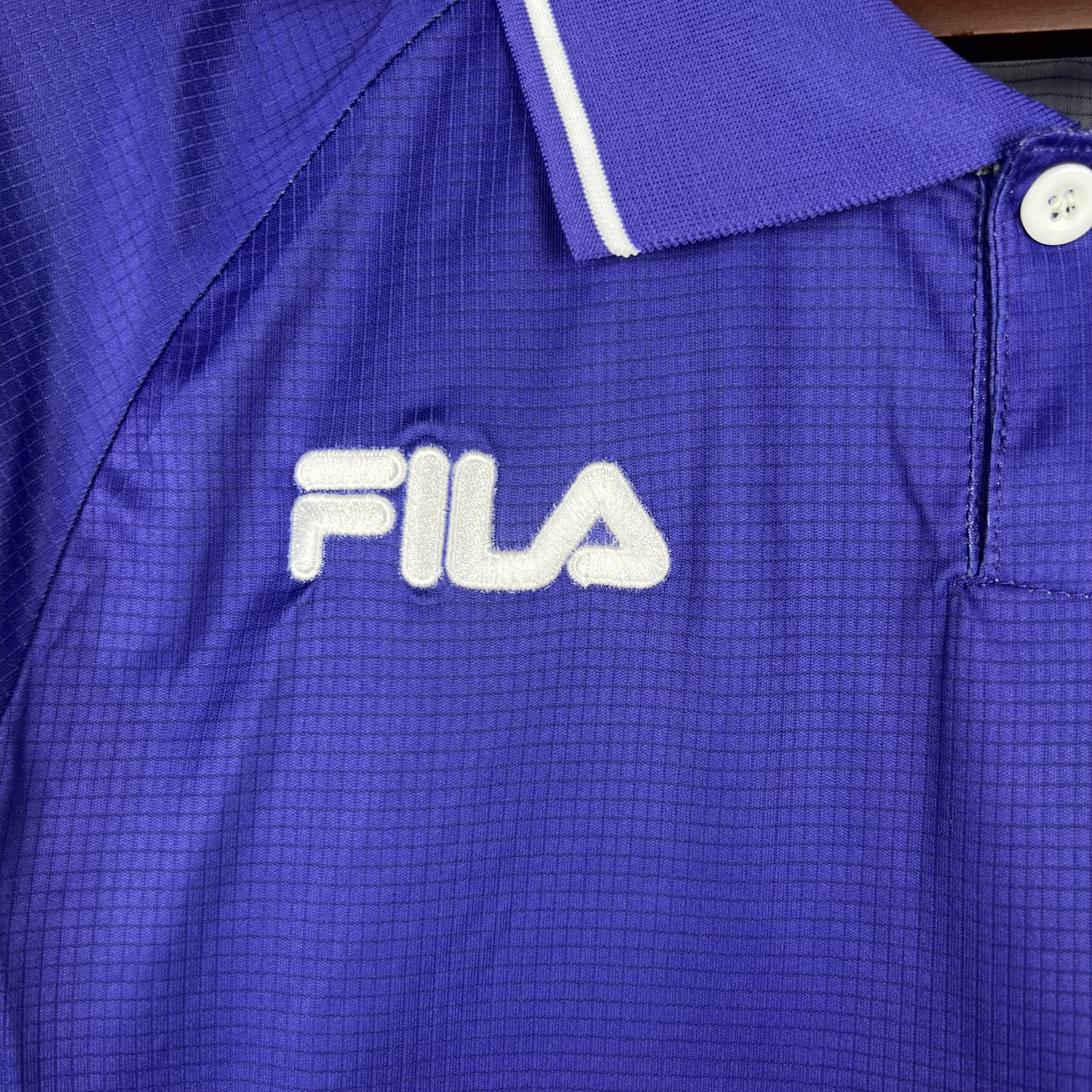 unitedfutballjersey-Retro Fiorentina 1998 Home Stadium Long Sleeve Jersey