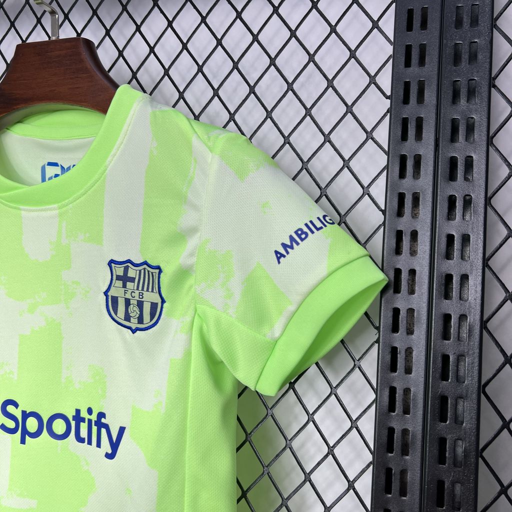 SIUjerseys-Barcelona 24-25 Third Kids Kit