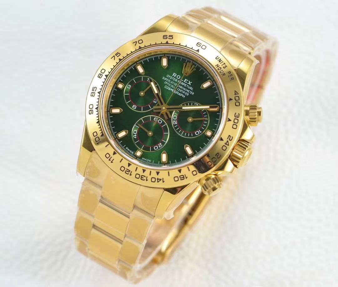 brand Rolex Cosmograph Daytona Green Dial Watch 116508-0013 luxury watch for sale – NeveReL