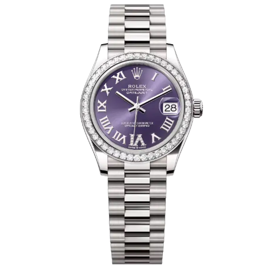 brand Datejust 31 Oyster,31mm,white gold and diamonds Reference 278289RBR luxury watch for sale – NeveReL