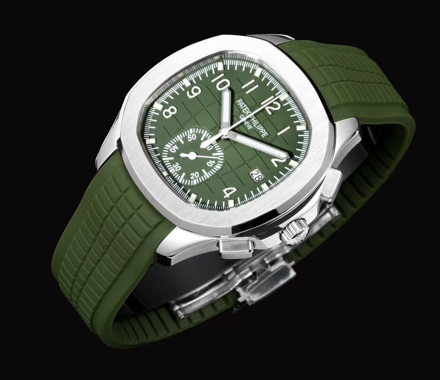 brand Patek Philippe Aquanaut Khaki Green 5968G-010 Top Swiss movement luxury watch for sale – NeveReL