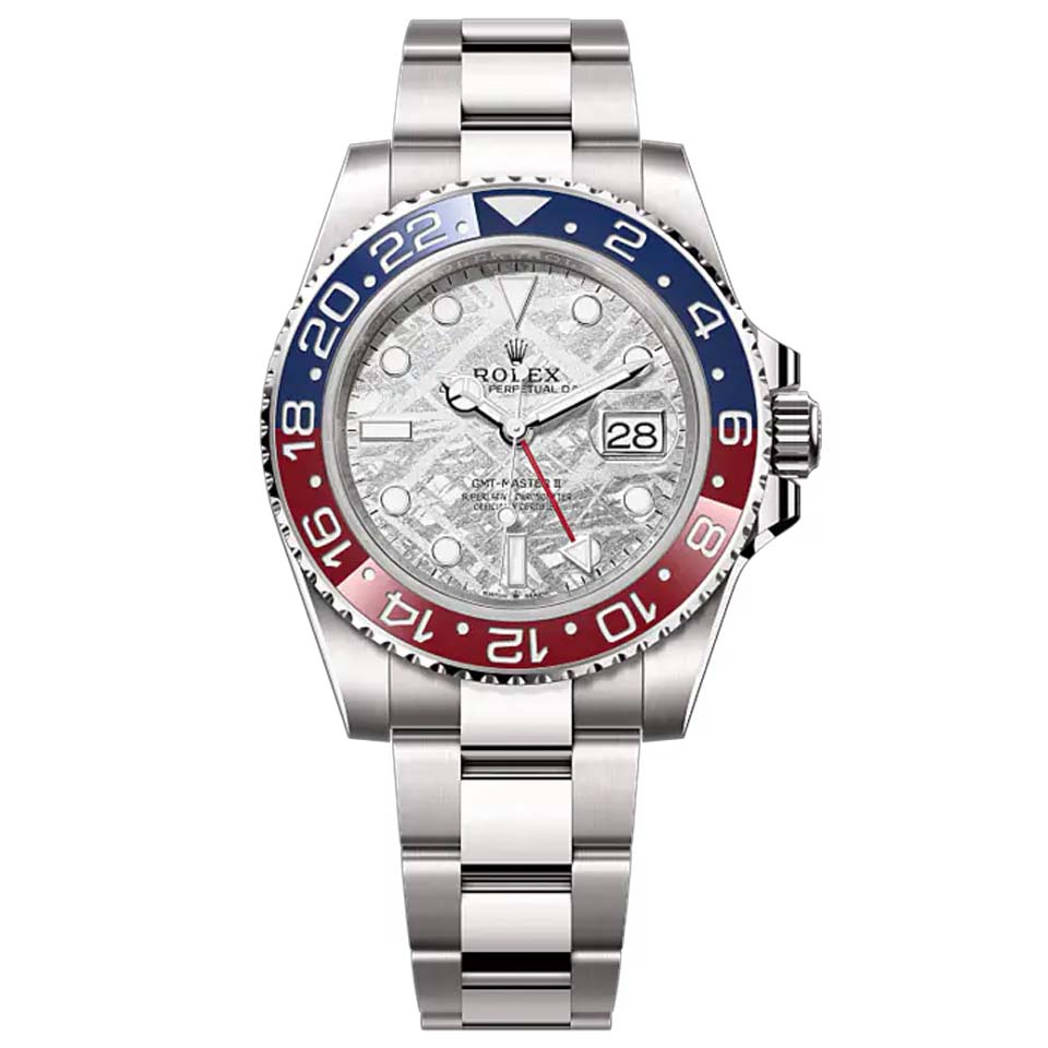 brand Rolex GMT-MASTER II White Gold Meteorite Dial, 126719BLRO luxury watch for sale – NeveReL