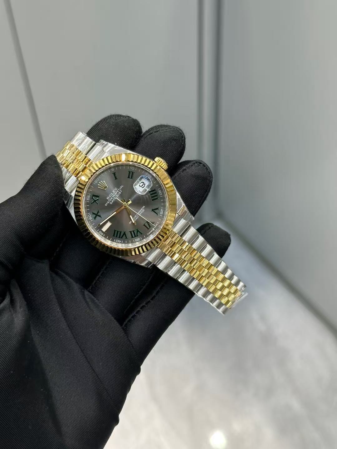brand Rolex Datejust 41 horloge: Oystersteel-staal en Geelgoud - M126333-0020 luxury watch for sale – NeveReL