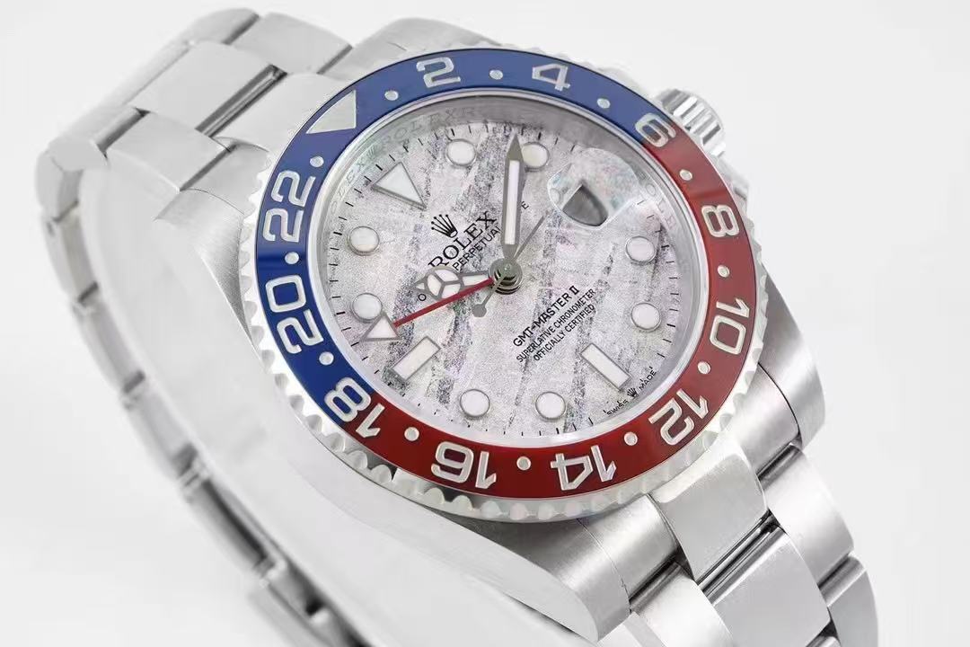 brand Rolex GMT-MASTER II White Gold Meteorite Dial, 126719BLRO luxury watch for sale – NeveReL