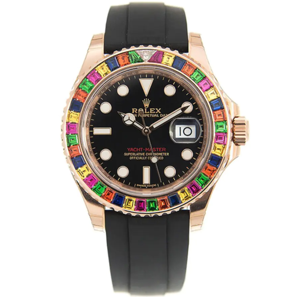 brand Rolex Yacht-Master Men's Black Watch - 116695 SATS luxury watch for sale – NeveReL