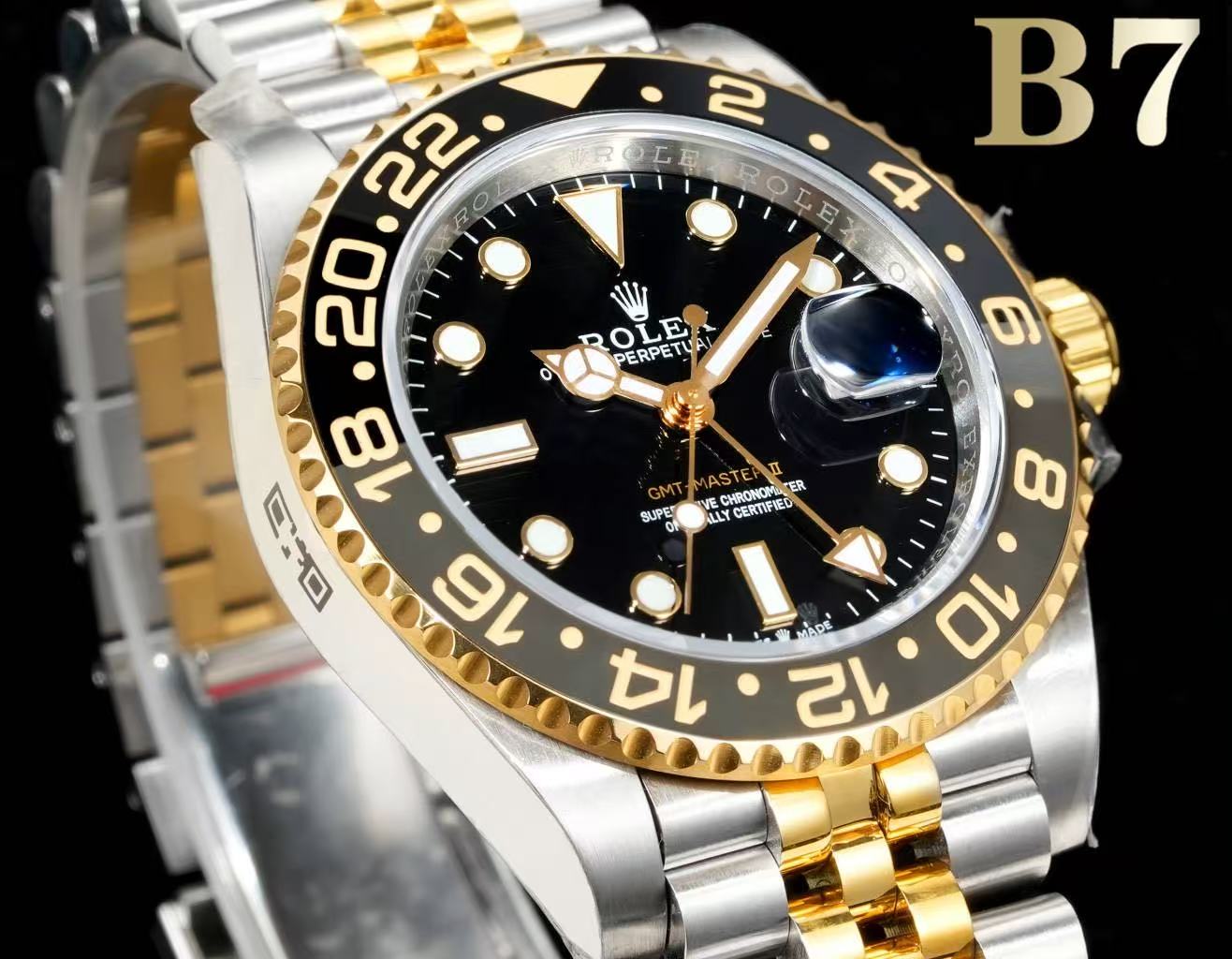 brand Rolex GMT-Masterl Oyster, 40 mm, Oystersteel and yellow goldReference 126713GRNR luxury watch for sale – NeveReL